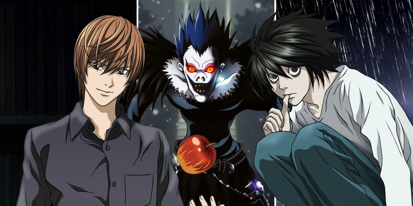 Death Note - Light Yagami, Ryoku y L.